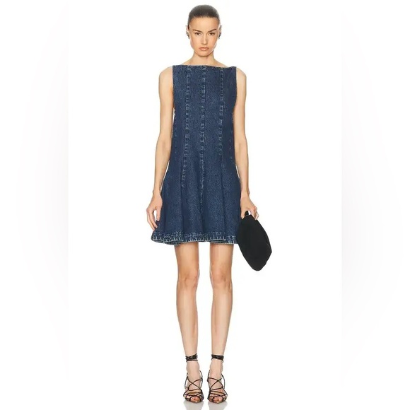 KHAITE Dresses & Skirts - KHAITE Mags Denim Dress